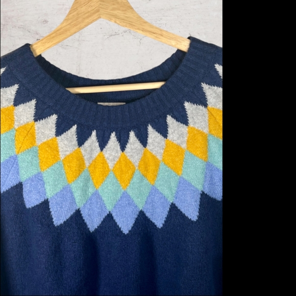 🆕St. John's Bay | Nordic Print Fair Isle Sweater Size 0X - Picture 2 of 8
